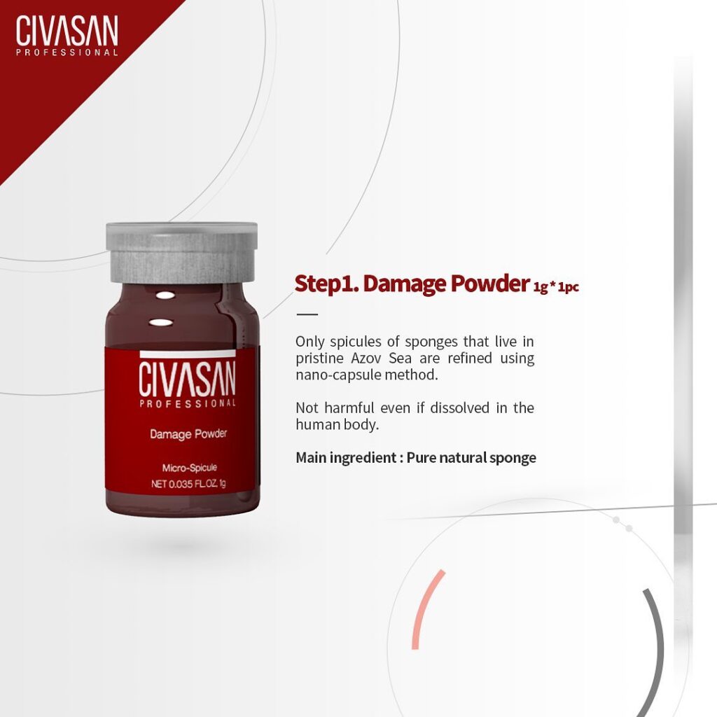 Peel Tái Tạo Da Civasan Damage Booster (3Step)